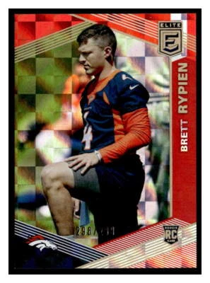 Brett Rypien 2019 Donruss Elite 178  SN299  Red - Image 1 of 2