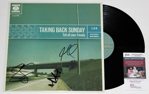 TAKING BACK SUNDAY SIGNED TELL ALL YOUR FRIENDS LP VINYL RECORD ALBUM +JSA COA - Picture 1 of 3