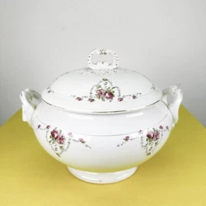 vintage laveno ceramic soup bowl - Picture 1 of 8