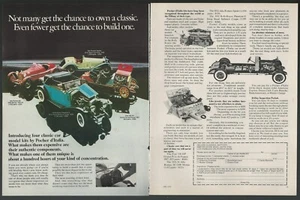 1975 POCHER d’ITALIA 2-page advertisement for model cars, print ad - Bild 1 von 3