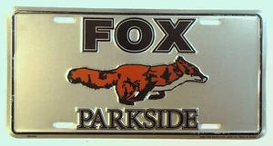 License Plate AD Advertising Fox Parkside Auto Dealers Knoxville TN #1 Vintage q - Picture 1 of 2