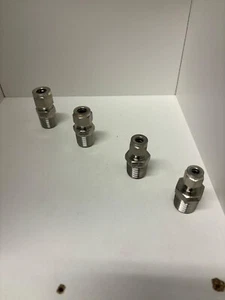 Stainless 316L Metric x Imperial Compression Male NPT Connectors 6MM-20MM OD - Picture 1 of 3