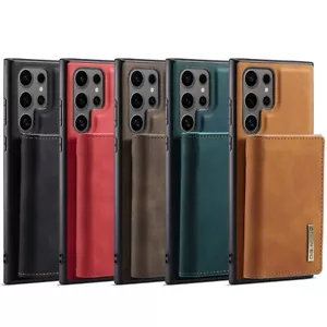 Für Samsung Galaxy S24 S23 S22 Ultra Magneti PU Leder Geldbörse Handyhülle - Bild 1 von 66