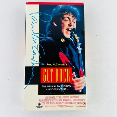 Paul McCartney Get Back: The World Tour Movie VHS Video Tape - Image 1 of 2