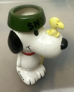 Florero jardinero de cerámica vintage 1966 Peanuts Snoopy Woodstock SCHULTZ - Imagen 1 de 9