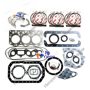 For ISUZU 3AB1 Overhaul Re-ring Kit Iseki TS3510 TS3510F Tractor Engine Parts - Picture 1 of 4