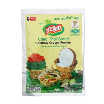 60g Chao Thai Coconut Milk Powder Thai Asia foods Beverage Ice cream Prung O - Imagen 1 de 4