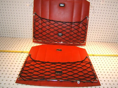Bancos dianteiros Mercedes Late 74-76 W114,W115 lombar traseiro vermelho 2 capas - redes de armazenamento - Imagem 1 de 4