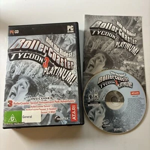 Roller Coaster Tycoon 3 Platinum PC CDROM by Frontier Dev - Picture 1 of 5