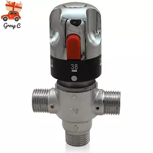 3 Wege Kalt/Warmwasser Mischventil Thermostatischer G1/2" Wassermischer Ventil - Bild 1 von 12