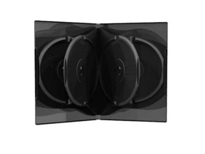 3 DVD CD Hüllen 6fach 6er-DVD-Box 21mm schwarz - Bild 1 von 1
