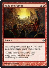 RALLY THE FORCES FOIL Mirrodin Besieged MTG Magic the Gathering Cards DJMagic