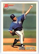 1993 Bowman Billy Brewer Rookie Kansas City Royals #561