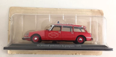 ATLAS ... AMBULANCE POMPIER ... CITROEN DSID 20 ... 1972  ... 1/43 - Photo 1/3