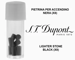 S.T. DUPONT RICAMBIO PIETRA FOCAIA ACCENDINI TUBETTO DA 8 PIETRINA NERA 900601 - Foto 1 di 4