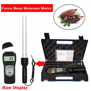 Medidor de humedad grano de cacao analizador digital de medición de agua rango probador 0 ~ 24% - Imagen 1 de 16