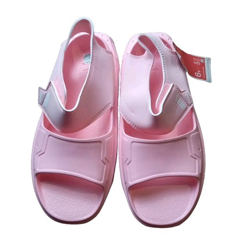 Sandali Nike Playscape GS taglia 6Y rosa bianco pelle sintetica e gomma