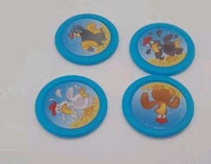 Looping Louie Chips Hasbro Ersatz-Chips 4er Set Trinkspiel Blau - Bild 1 von 2