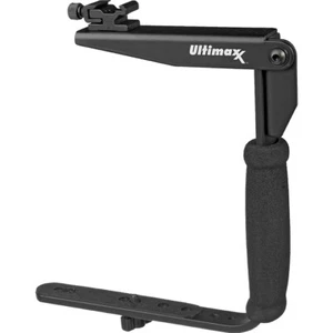 Quick Flip Flash Bracket Grip Camera Flash Arm Holder Stand for Nikon Canon DSLR - Picture 1 of 4