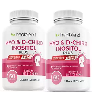 Myo & D-Chiro Inositolo Plus capsula per donna equilibrio ormonale fertilità confezione da 2 - Foto 1 di 9