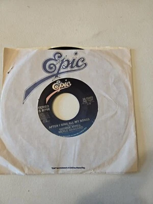 George Jones And Merle Haggard C.C. Watrrback/After I Sing All My Songs 1982 - Image 1 of 4