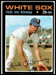 1971 Topps #37 Rich McKinney Chicago White Sox   Rookie