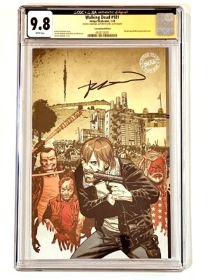 Robert Kirkman signed Walking Dead comic book #181 2018 SDCC variant CGC 9.8 JSA - Image 1 of 2