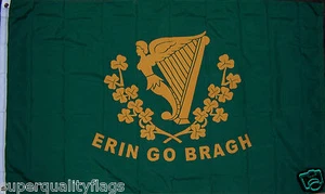 NEW 3x5 ft ERIN GO BRAGH ST PATRICKS DAY IRELAND IRISH FLAG better quality us - Picture 1 of 7