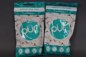 Pur Gum Wintergreen Kaugummi, 77 Gramm - 55 Stück pro Packung - 2er Pack - Bild 1 von 3