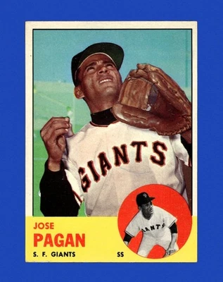1963 Topps Set-Break #545 Jose Pagan EX-EXMINT *GMCARDS* - Image 1 of 2