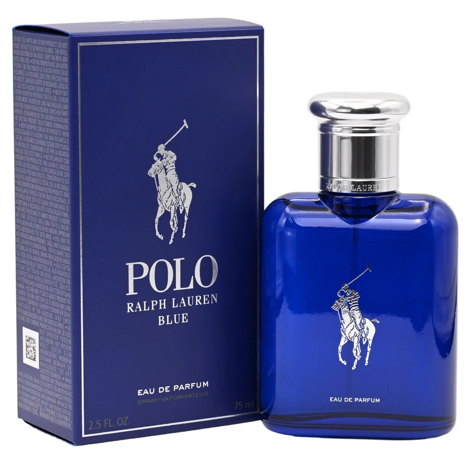 Polo azul (recarregável) por Ralph Lauren colônia masculina Eau de Parfum 2,5 oz nova na caixa - Imagem 1 de 1