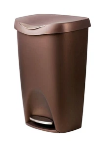 Umbra 13.2 gal. Bronze Step On Wastebasket (Pack of 3) - Picture 1 of 6