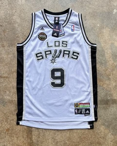 NWT Authentic Adidas Tony Parker San Antonio Spurs Los Spurs Jersey Size L - Picture 1 of 11