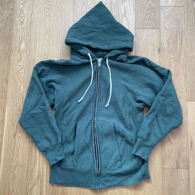 Parka Warehouse.Co Cremallera Completa M Tejido Inverso Verde Wearhouse Sudadera Informal Americana Foto 1 de 4