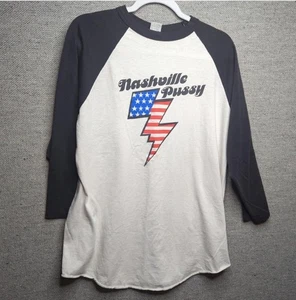 Vintage NASHVILLE PUSSY 3/4 Baseball Style Shirt Shirt Gr. XL schwer zu finden! - Bild 1 von 8