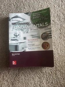 MICROBIOLOGY FUNDAMENTALS A CLINICAL APPROACH 3D EDITION BIO205 2021 - Picture 1 of 3