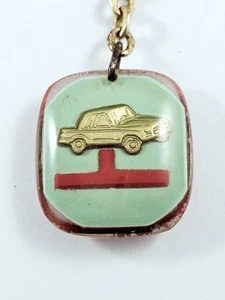 SCHLÜSSELANHÄNGER - Bourbon Style, Garage Israel - Automobil, Vintage 60er Jahre - - Bild 1 von 4