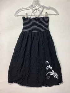 XANAB Girls Sundress by Tamara Zovich Black with Lizards - Picture 1 of 10