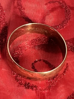 MENS 10K SOLID GOLD 4mm WEDDING BAND RING 3.9 GRAMS SIZE 11 - Image 1 of 4