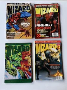 Lot of 4 Wizard Guide to Comics Magazines Including Special Edition & Annual - Picture 1 of 8