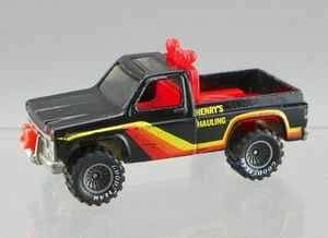 Vintage Hot Wheels 1/64 Diecast Black Henry's Hauling Bywayman Truck Real Riders - Bild 1 von 7