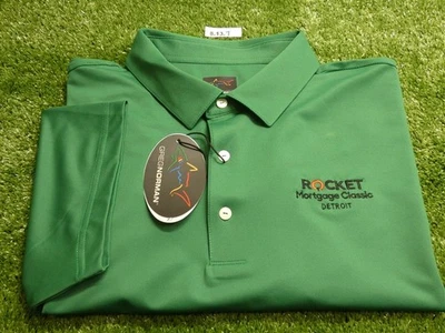 NEW Greg Norman RMC Staff Polo Golf Shirt C.C. Logo Evergreen XXL 2XL - Image 1 of 3