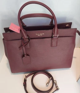 NWT Kate Spade New York Cameron Large Satchel Bag Cherrywood MRSP $379 - Picture 1 of 9