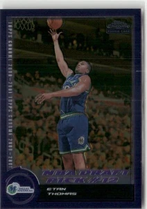 2000-01 Topps Chrome Basketball NBA Draft RC Etan Thomas Rookie 1896/1999 Dallas - Picture 1 of 2
