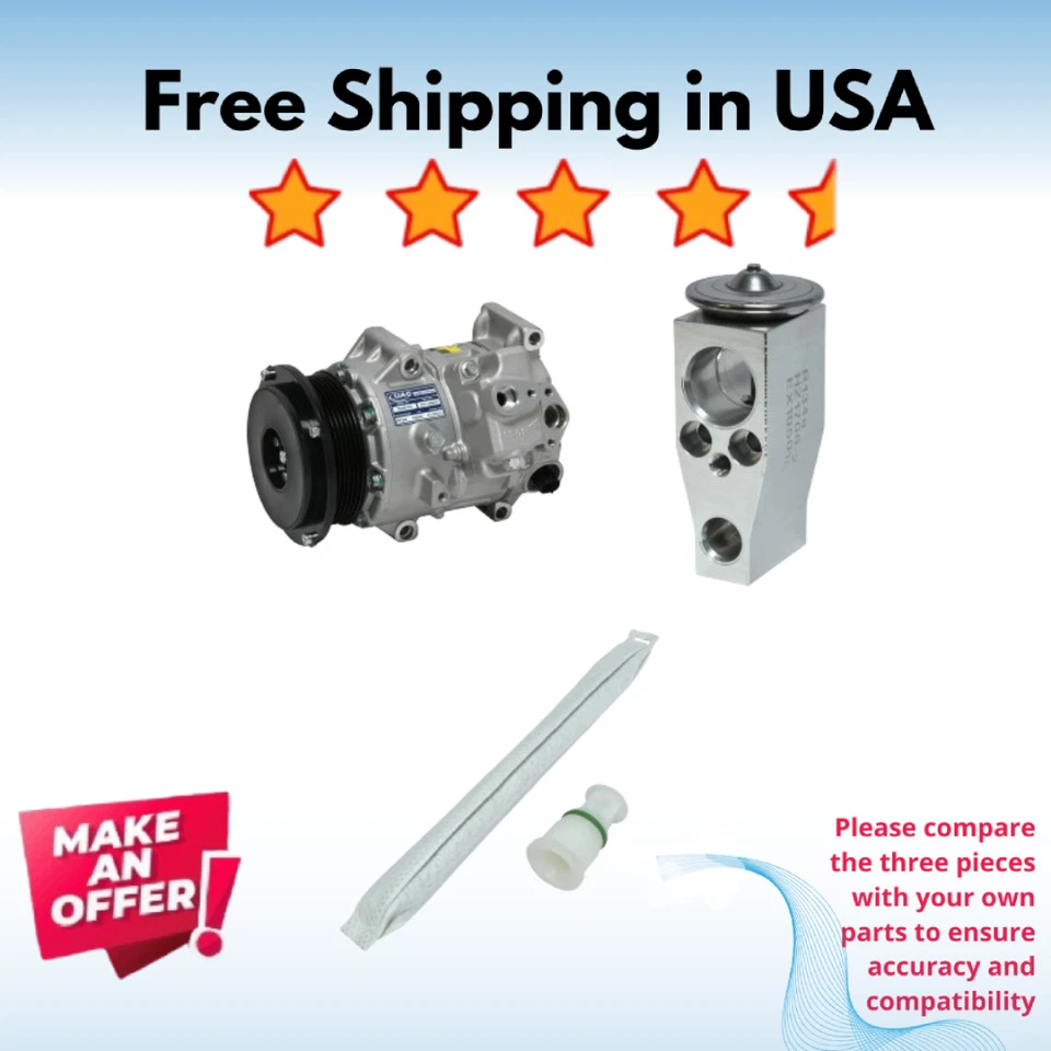 Комплект компрессора кондиционера подходит для Lexus IS F 2012-2014 - Изображение 1 из 1