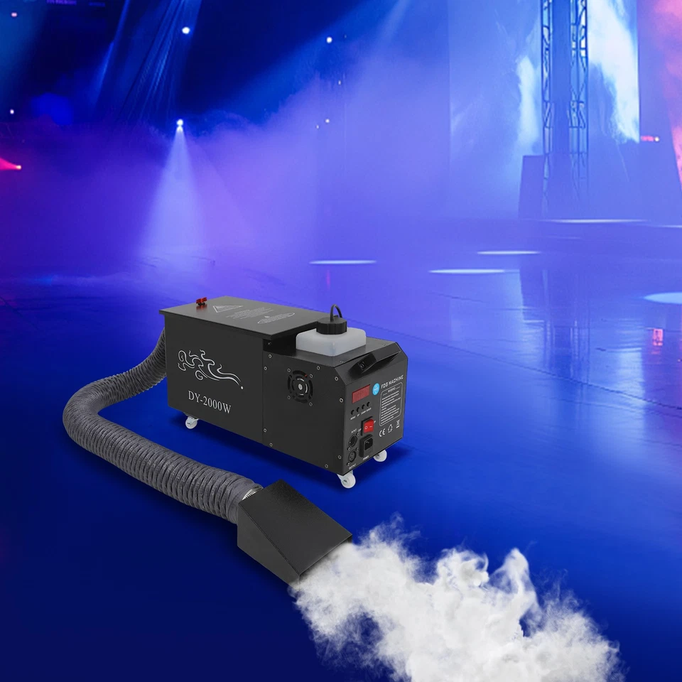 Máquina de niebla baja etapa a base de agua equipo eficaz en el suelo con tubo Foto 1 de 4