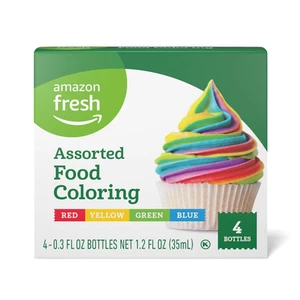Colorante alimentario Amazon fresco, surtido, 1,2 fl oz (paquete de 4) (anteriormente Happy Be - Imagen 1 de 12