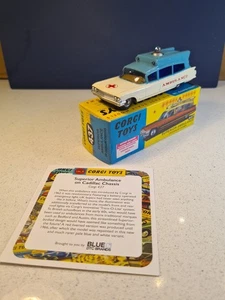 Corgi Model Club 437 - Ambulancia Superior en chasis Cadillac Diecast inc certificado de autenticidad  - Imagen 1 de 12