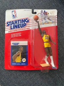 1988 Kareem Abdul-Jabbar #33 Los Angeles Lakers 1st Starting Lineup - Bild 1 von 2