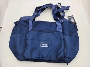 NEU The Foldie Original Travel Expandable Foldable Tote Bag Navy B Carry On 40L - Bild 1 von 9